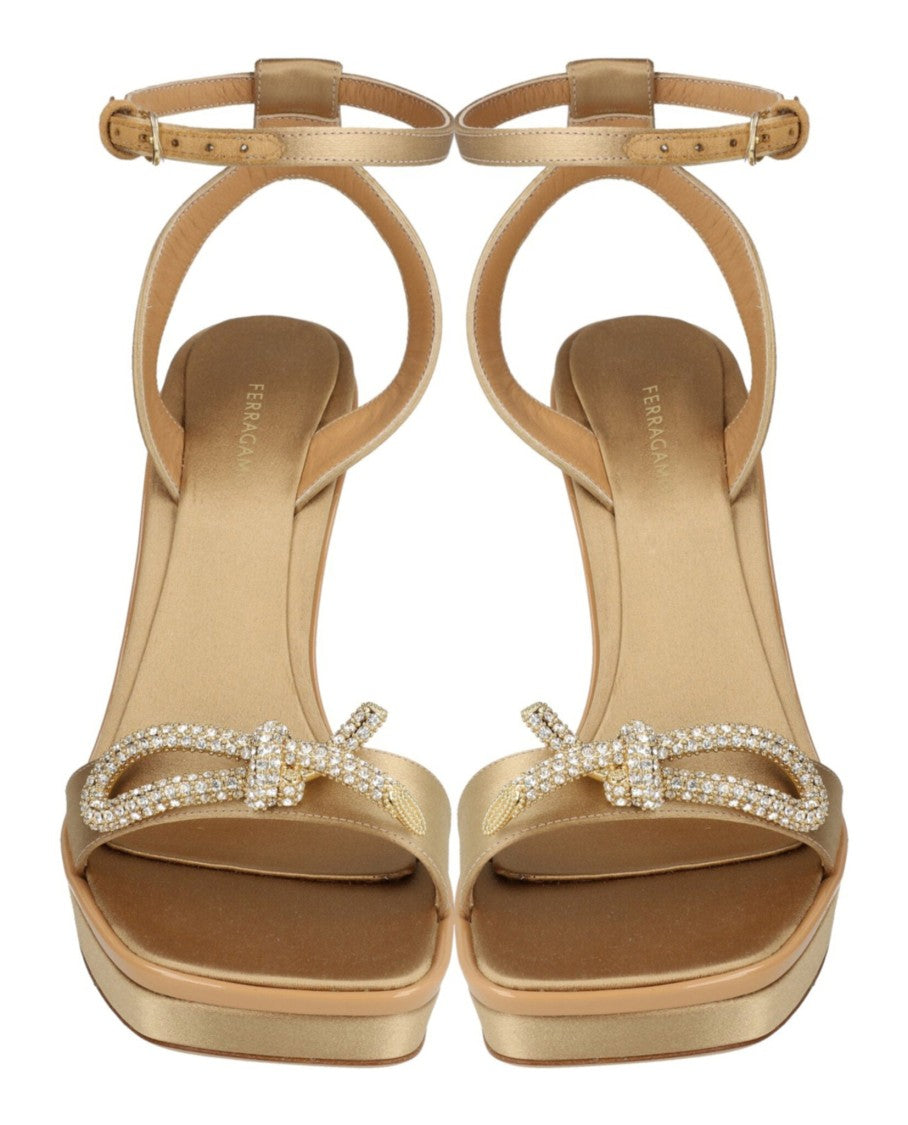 Ferragamo Satin Allison X5 Sandals