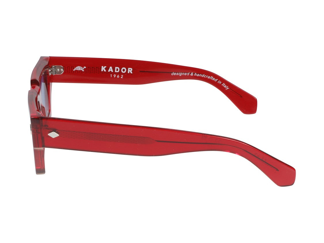 Kador Blue Disko Gradient Oversized Square Sunglasses
