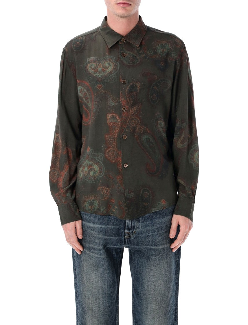 Our Legacy Beyond Paisley Print Rayon Shirt