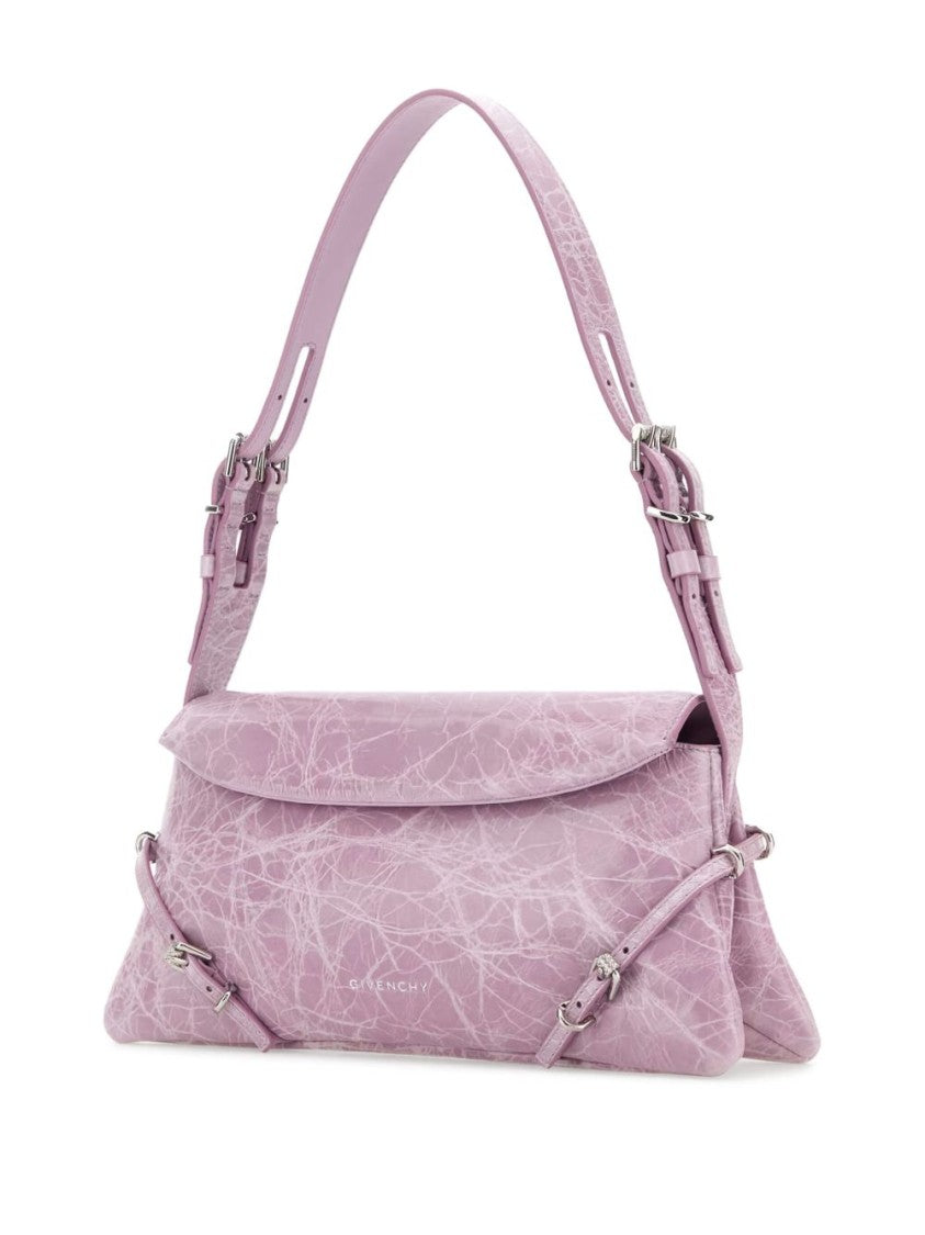 Givenchy Powder Pink Foldover Adjustable Strap Bag