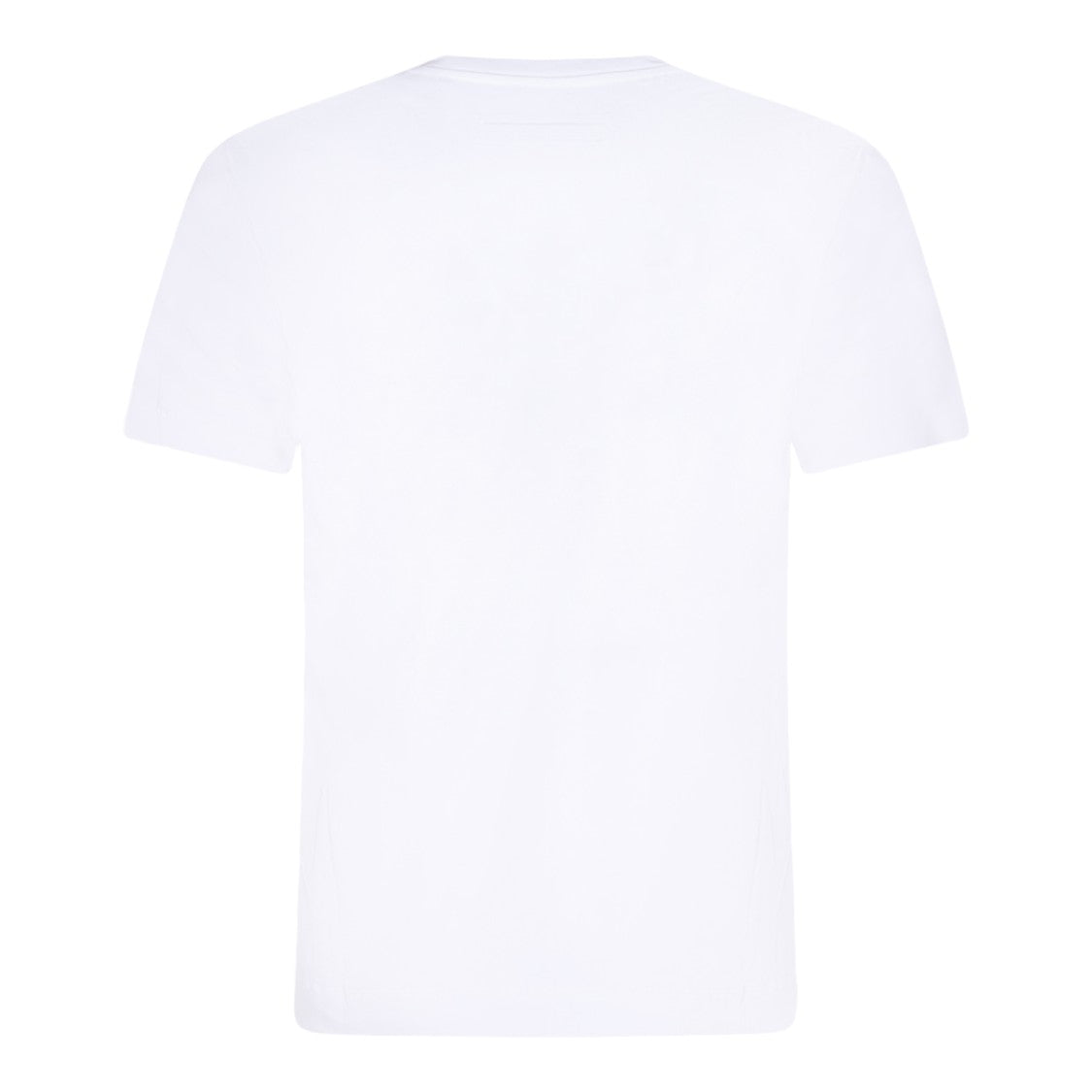 Zegna Short-Sleeve White T-Shirt With Crew Neckline And