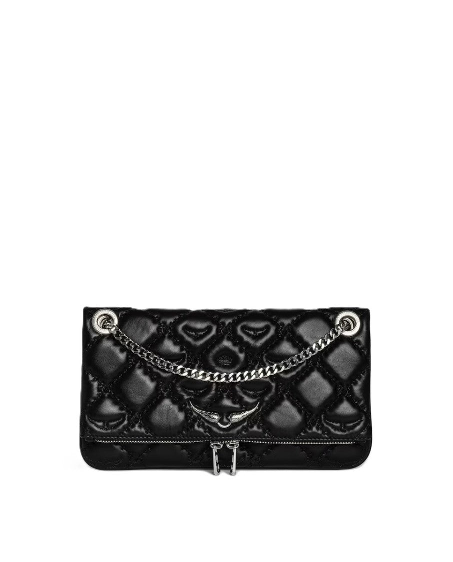Zadig & Voltaire Quilted Black Leather Shoulder Bag