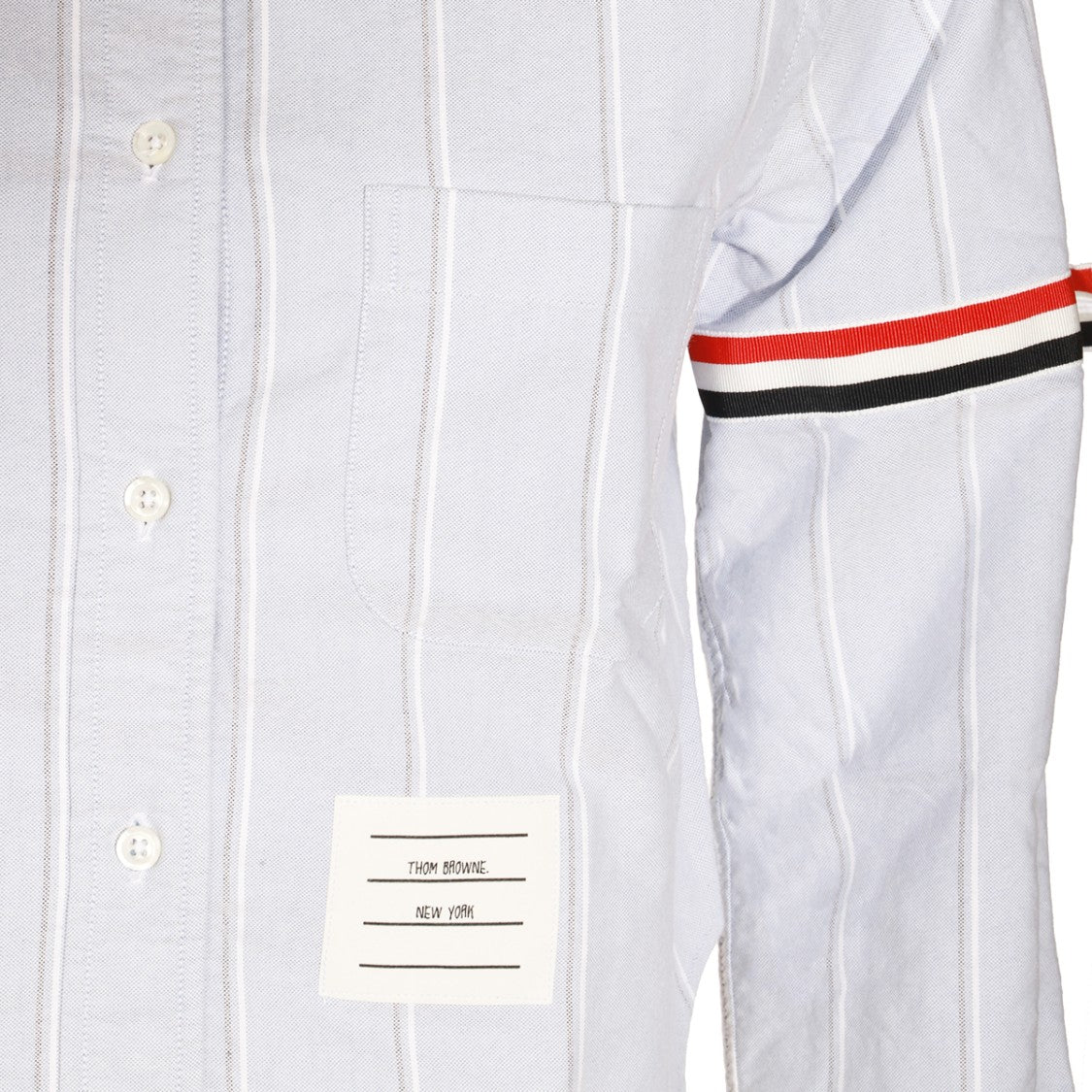Thom Browne Blue Cotton Shirt