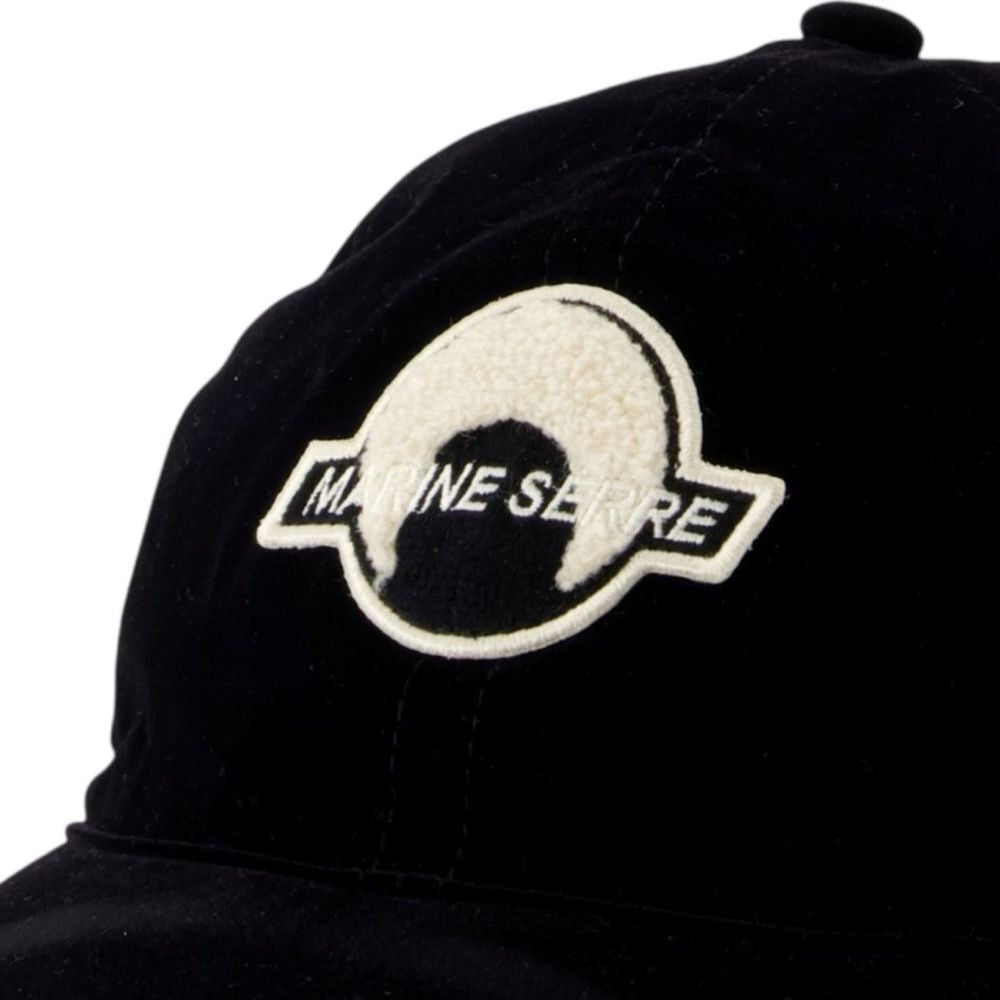 Marine Serre Velvet Cap - Nylon - Black