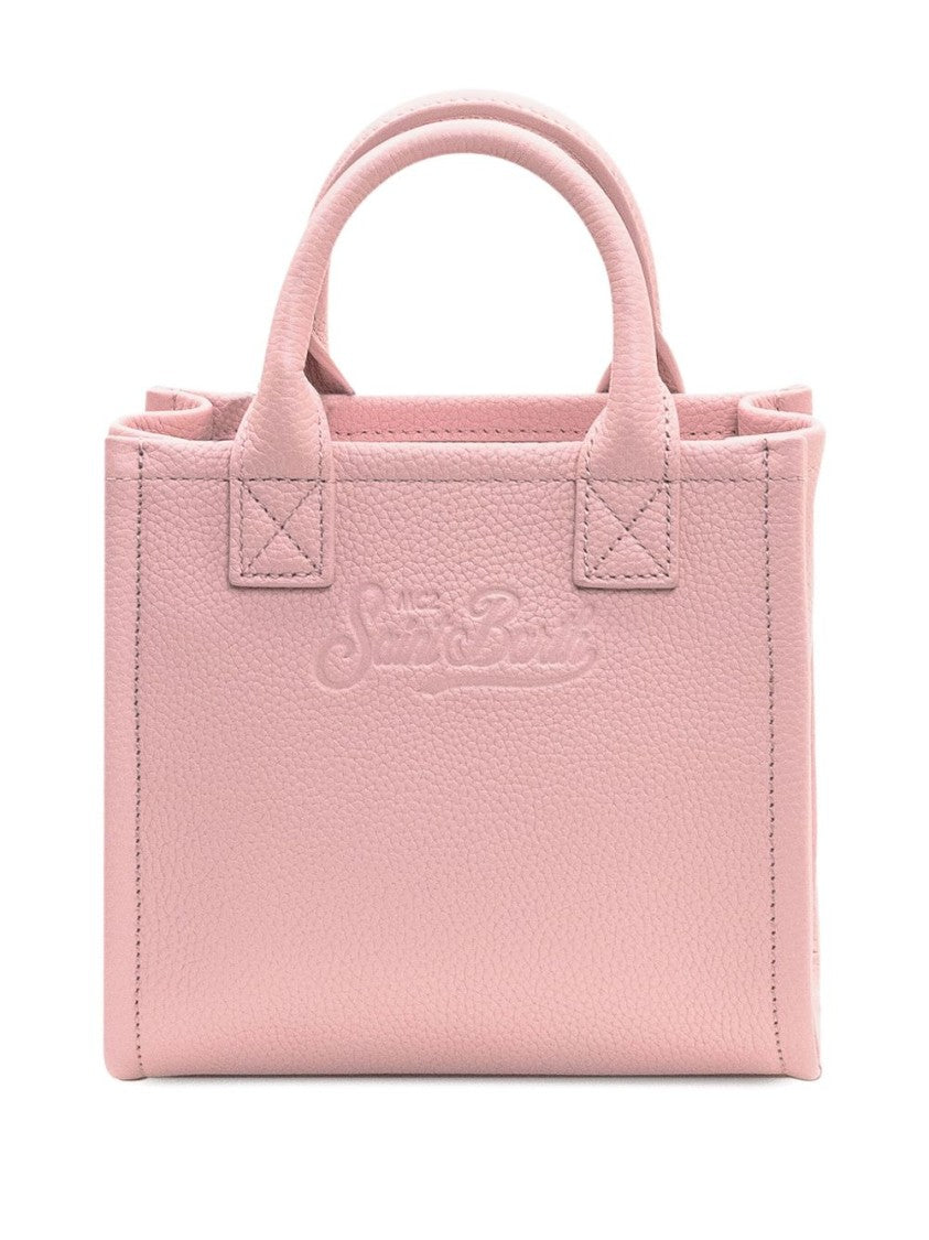 Mc2 Saint Barth Compact Rectangular Mini Vanity Bag With Gold-Tone Accents