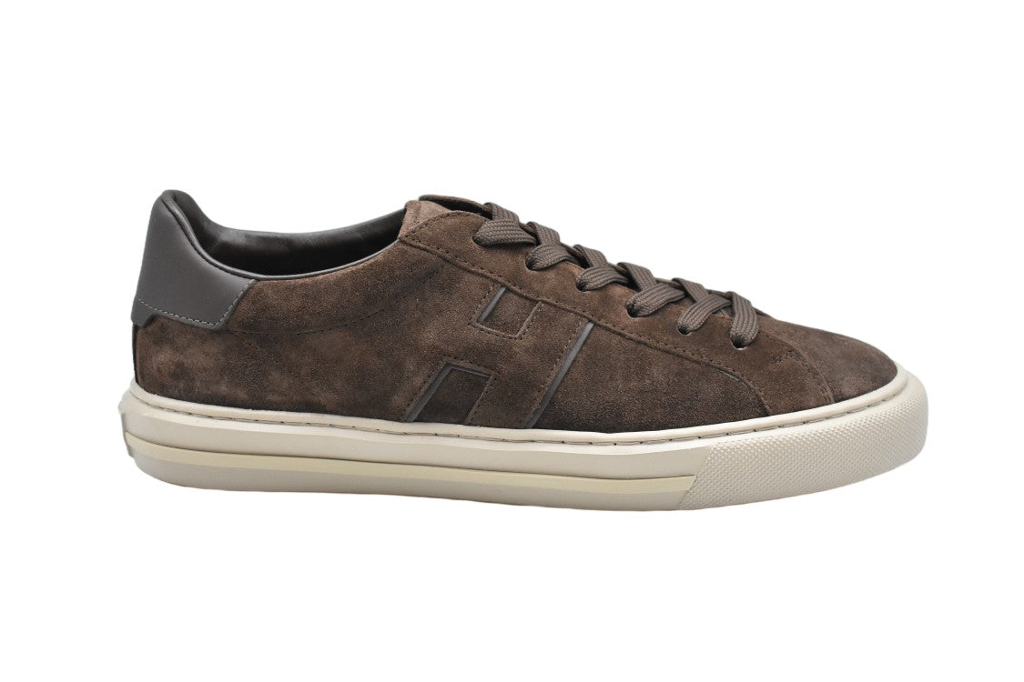 Hogan Brown Suede Memory Foam Low Shoes
