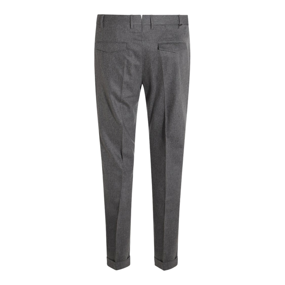Pt Torino Tailored Grey Trousers With Front Pleats