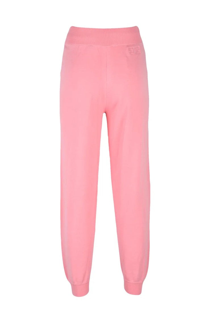 Elisabetta Franchi Relaxed Fit Trousers With Drawstring Waistband