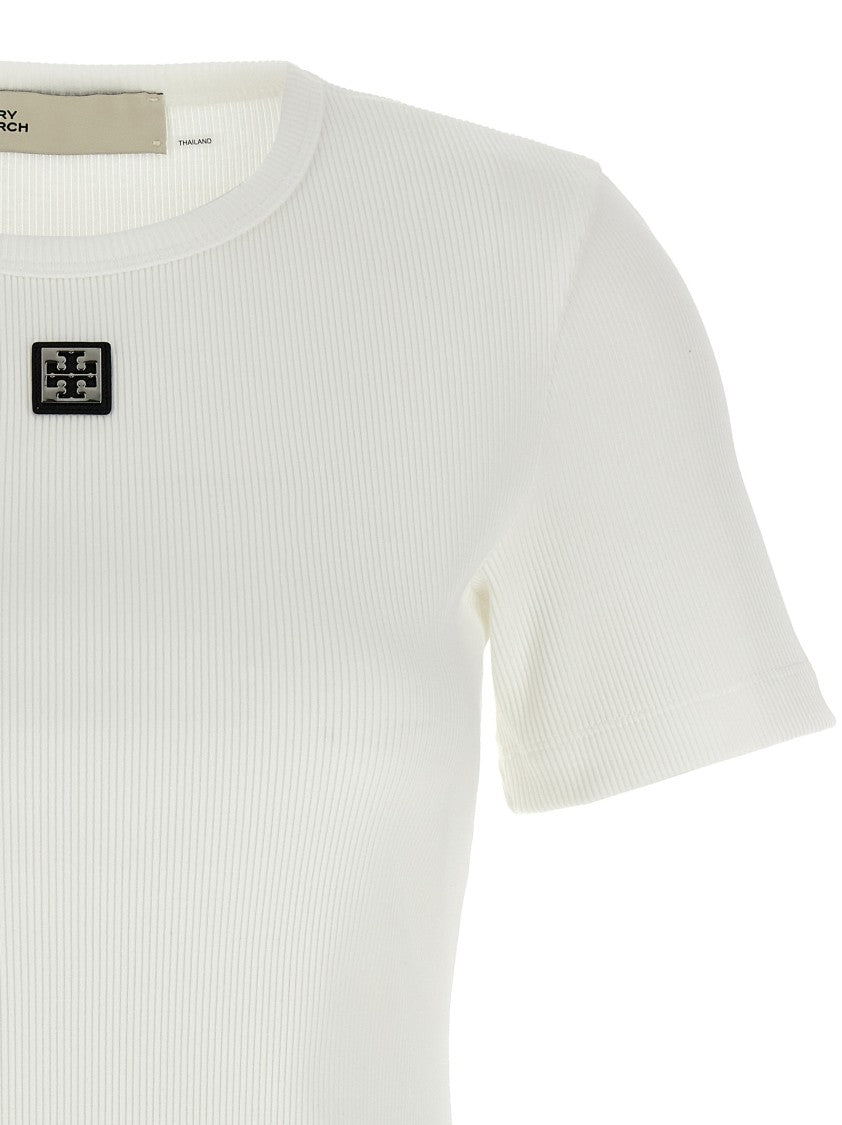 Tory Burch Logo Plaque T-Shirt