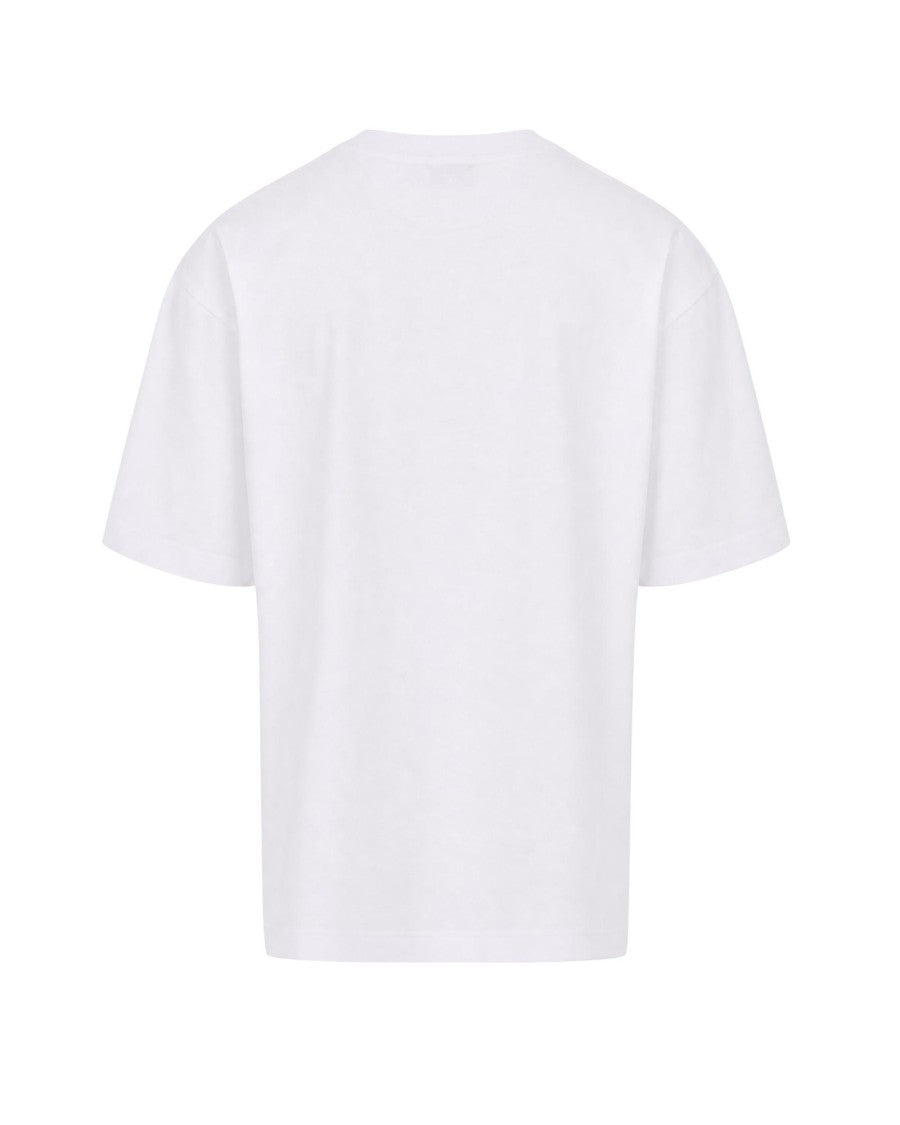 Off-White Cotton Arrows Embroidered T-Shirt