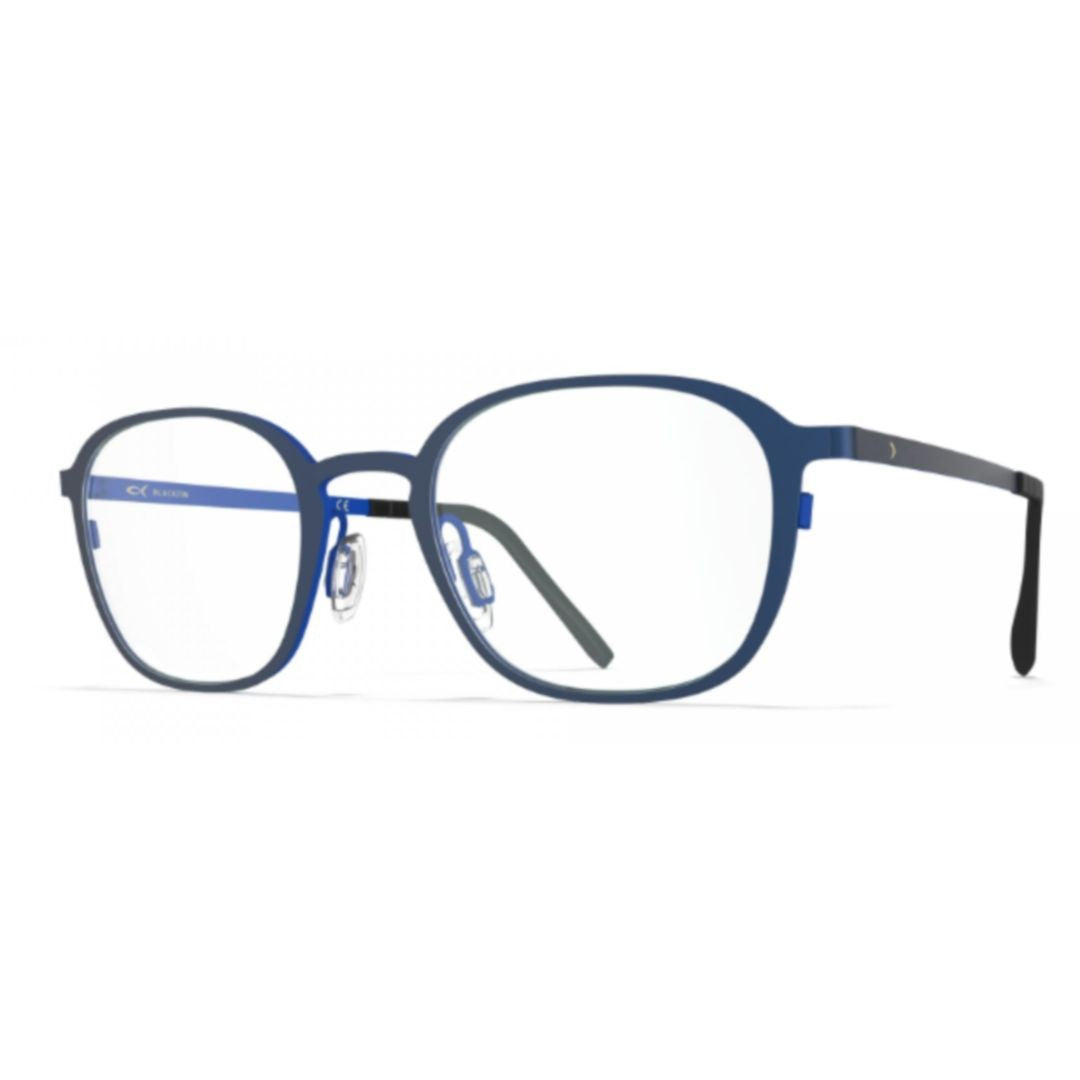 Blackfin Bf1053 Lofoten Rectangular Titanium Beta Sunglasses With Two-Tone Design