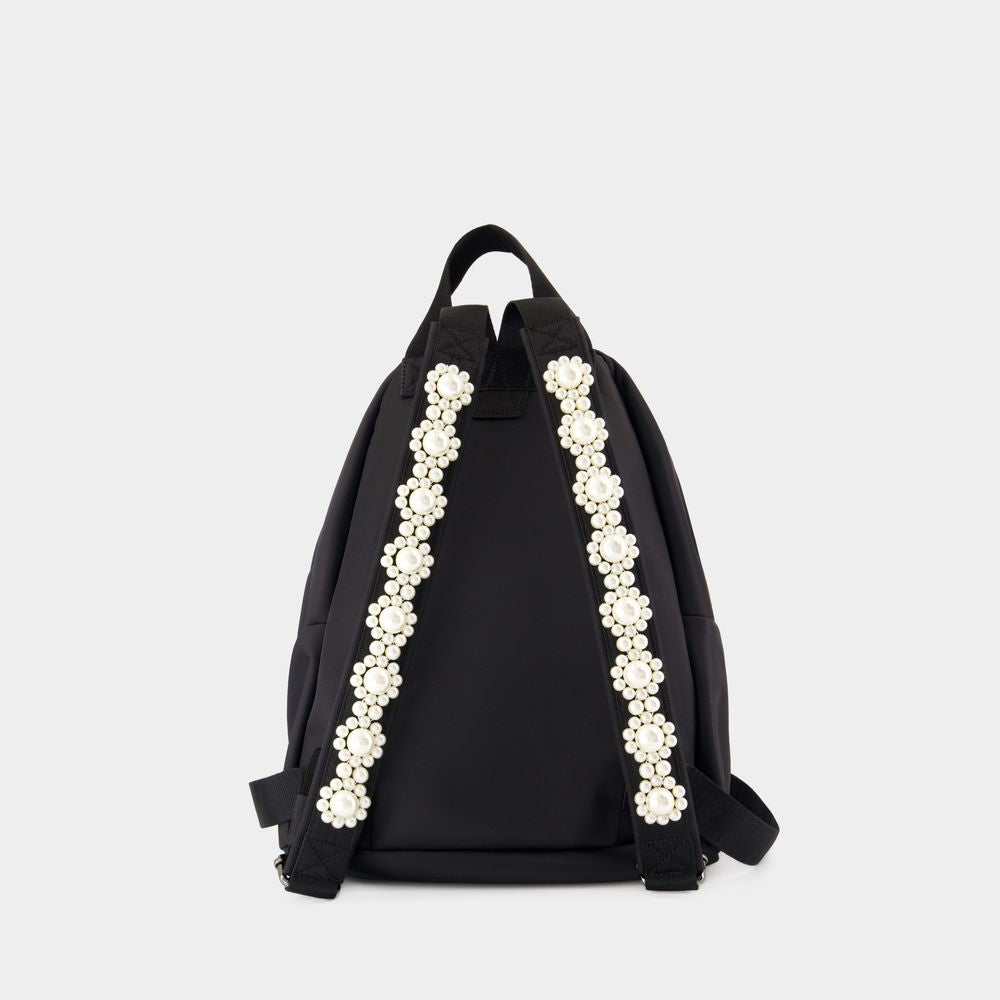 Simone Rocha Bow Front Backpack - Nylon - Black