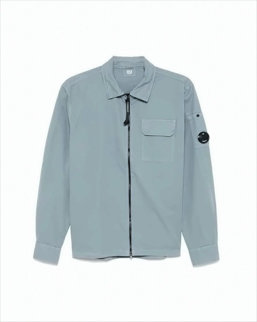 C.P. Company Casual Blue Jacket With Front Zipper