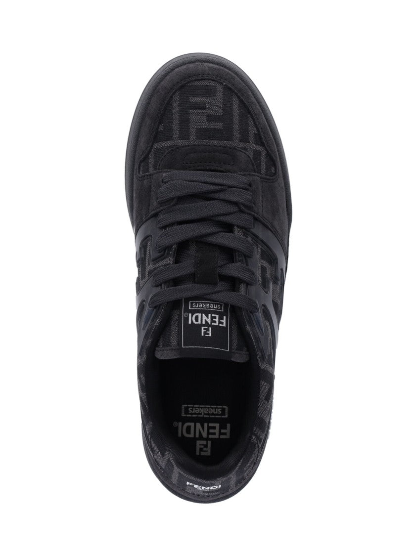 Fendi Low-Top "Match" Sneakers – Black