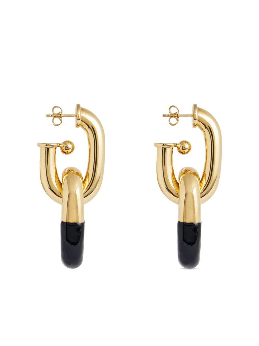 Rabanne Oversized Gold-Tone Pendant Earrings