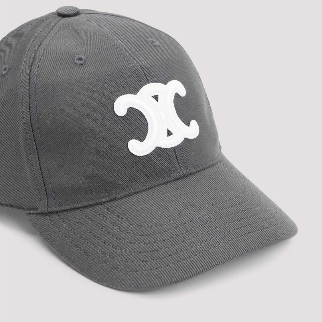 Celine Grey Cotton Cap