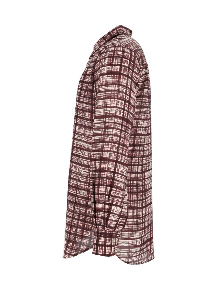 Aspesi Textured Silk Button-Down Blouse