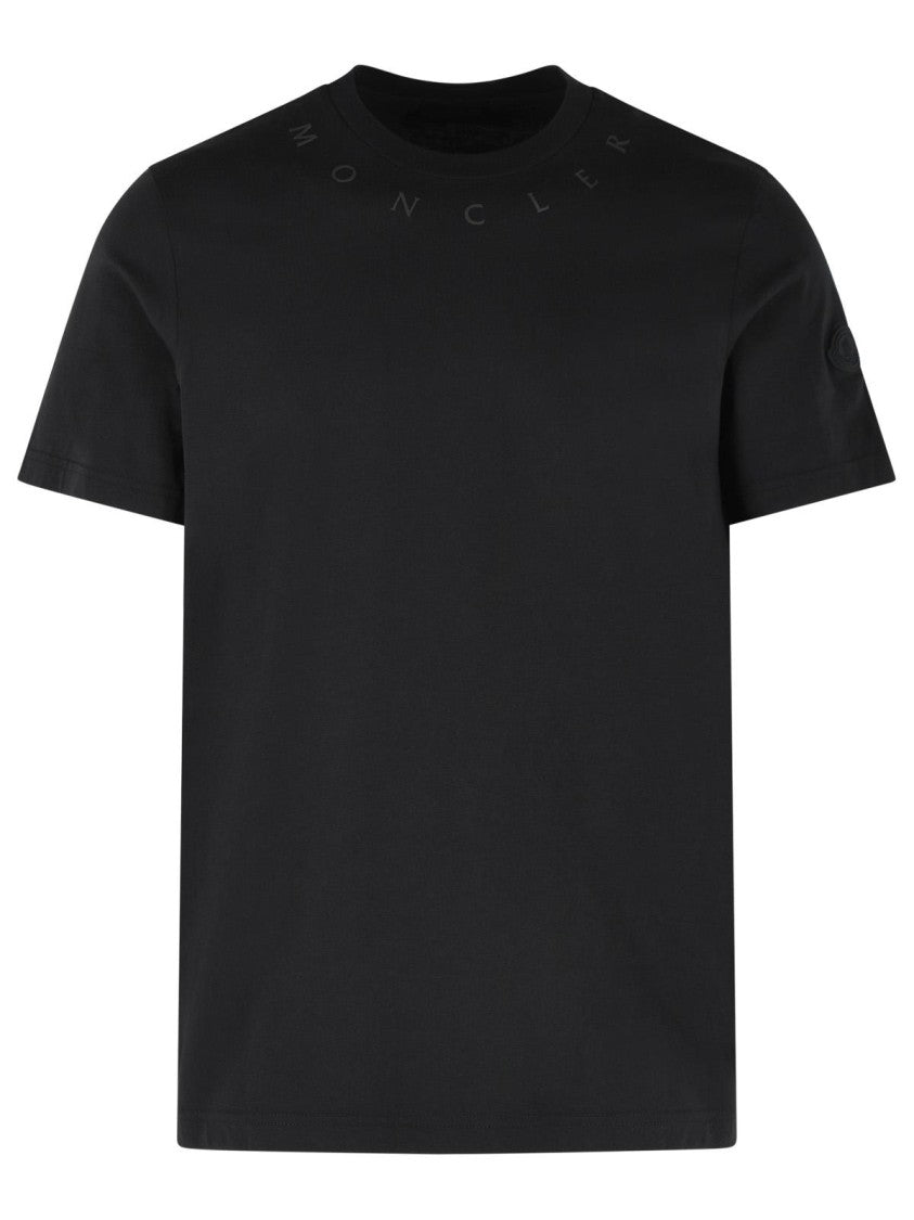 Moncler Black Cotton T-Shirt