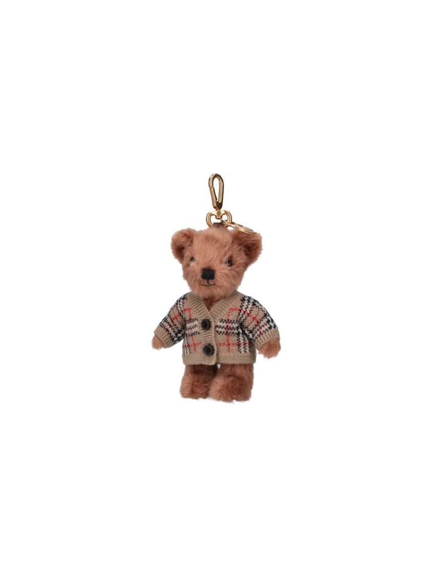 Burberry Beige Thomas Bear Fabric Charm