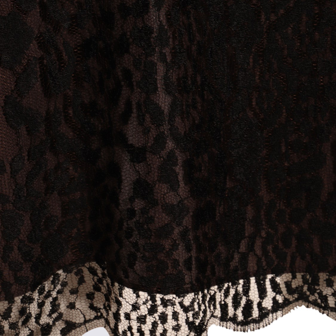 Tom Ford Midi Lace Skirt With Overlay