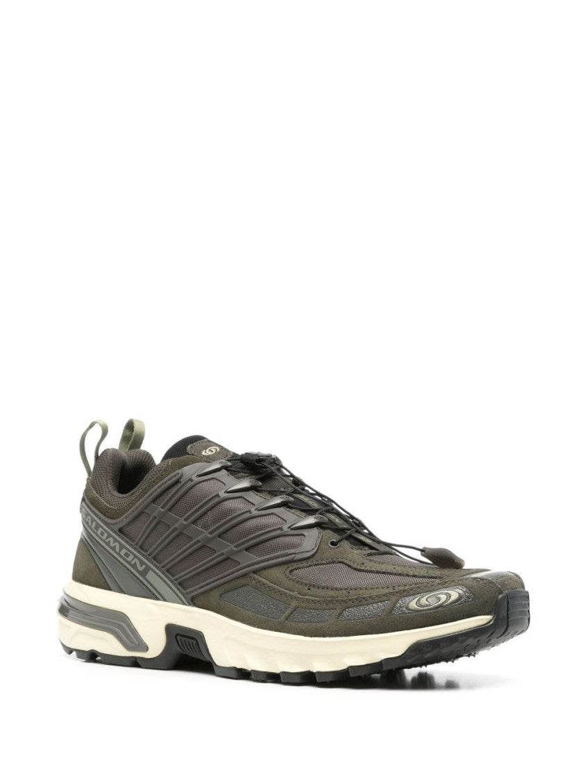 Salomon Military Green Acs Pro Leather Sneaker