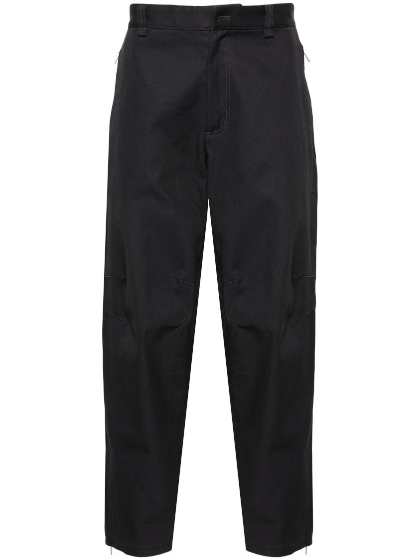 Lanvin Straight-Leg Grey Trousers With Minimalist Design And Subtle Detailing