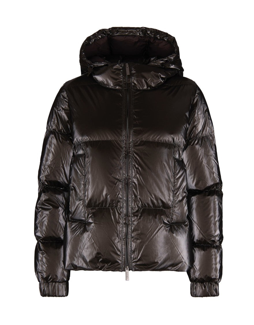 K-Way Lethille Thermo Pearly Black Olive Combo Jacket
