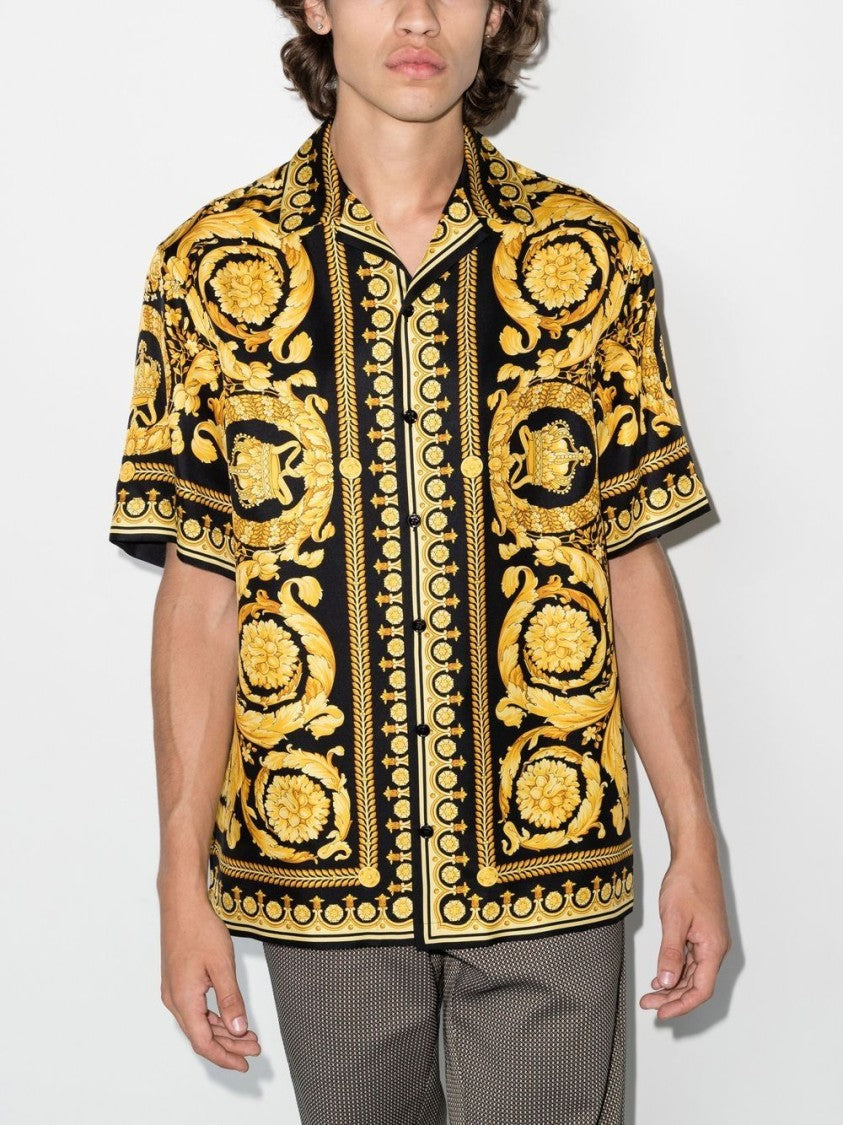 Versace Ornate Baroque Patterned Shirt