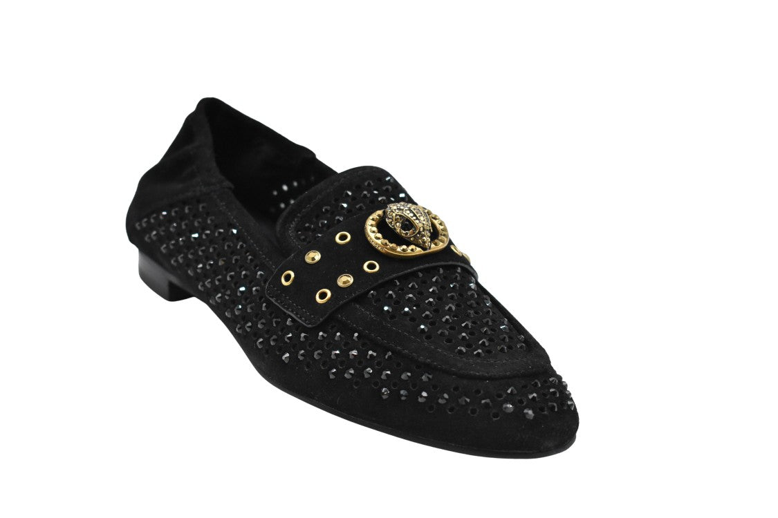 Kurt Geiger Black Suede Low Shoes
