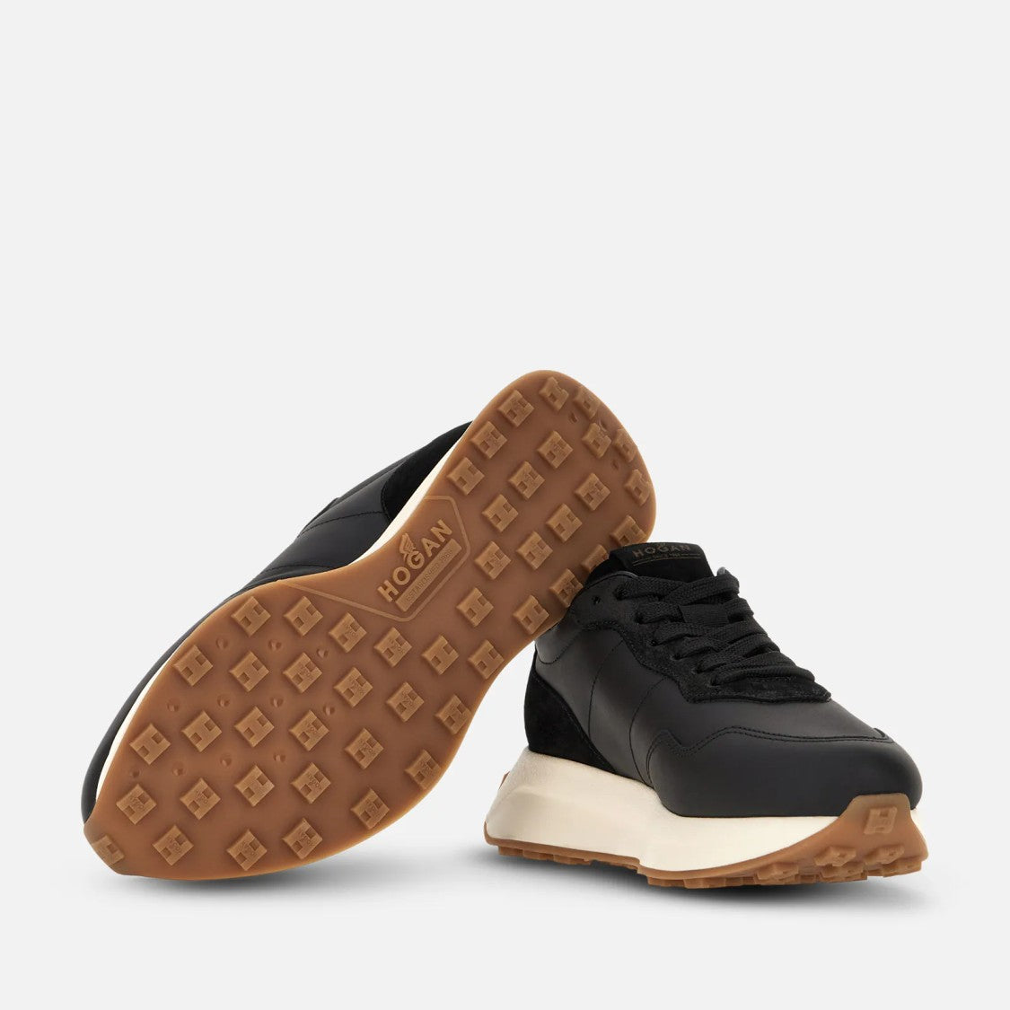 Hogan Lace-Up Shoes With Smooth