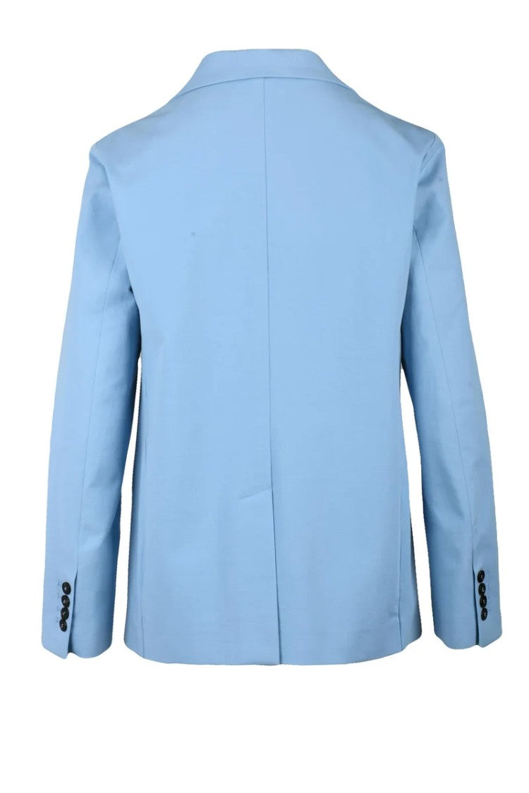Slowear By Montedoro Double-Breasted Jacket - Light Blue