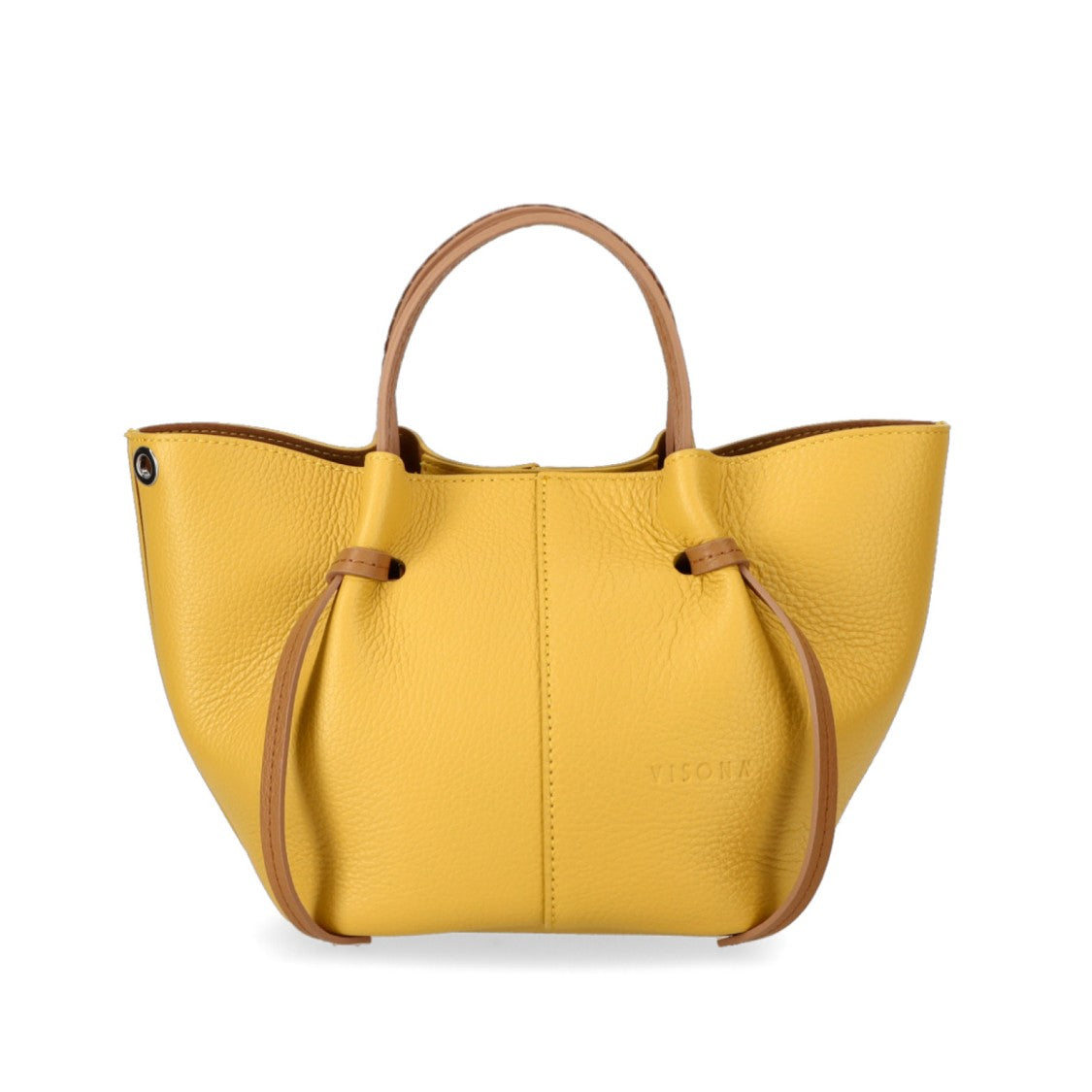 Plinio Visona' Handbag With Two Handles In Soft Unlined Pineapple Leather