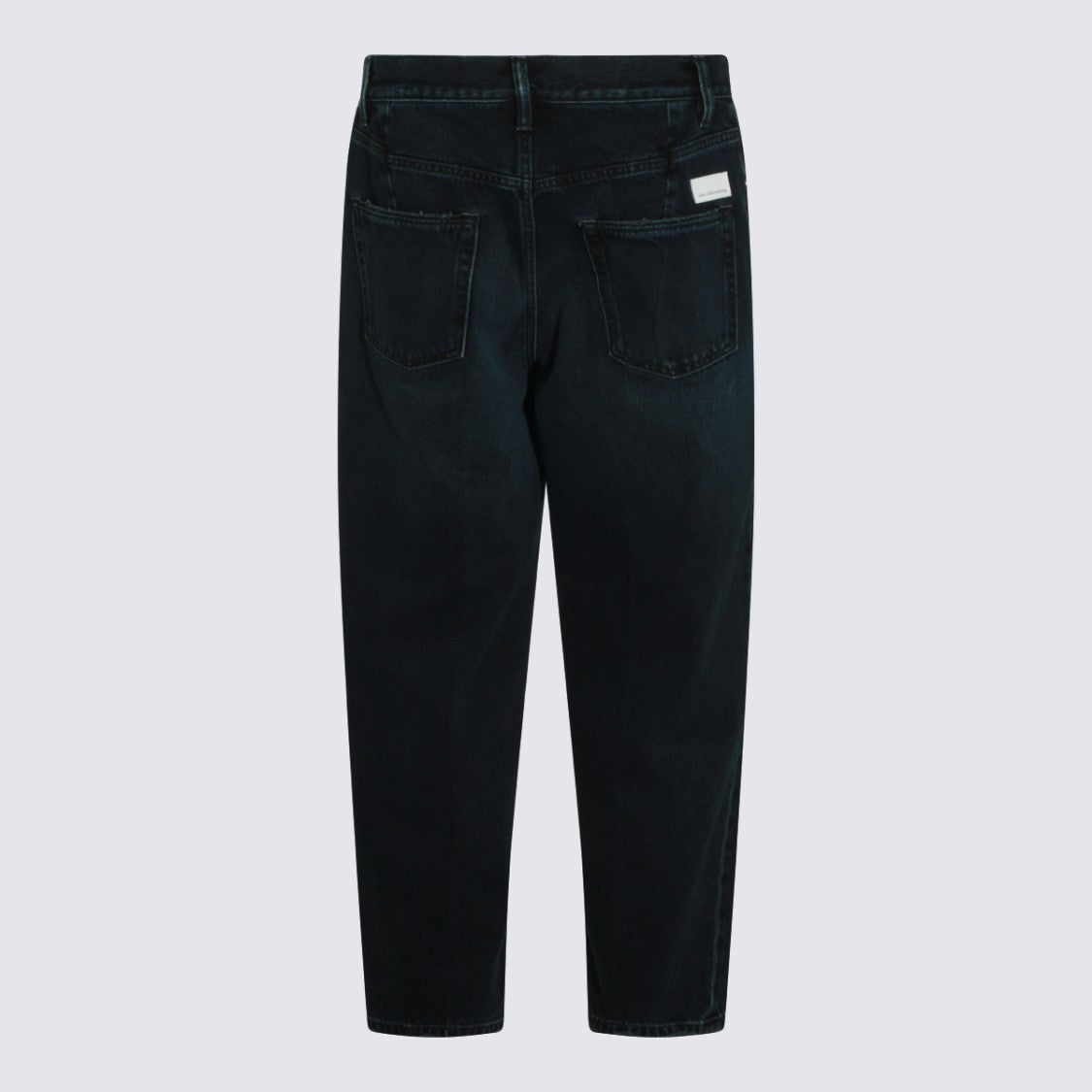 Nine In The Morning Straight-Leg Jeans With Subtle Whiskering And Classic Fit