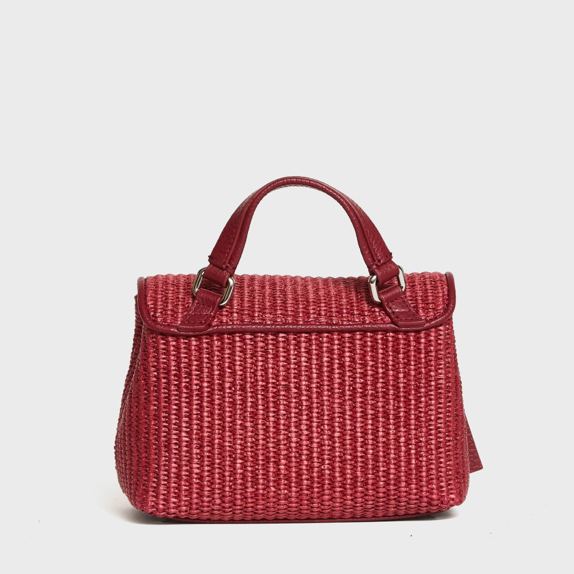 Zanellato Nikel Raffia Baby Postina Shoulder Bag