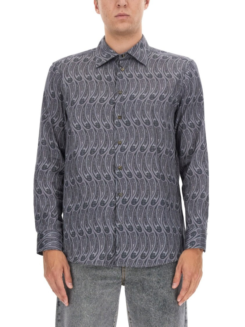 Etro Paisley Pattern Cotton Shirt