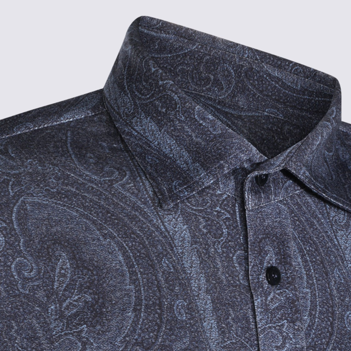 Etro Paisley Pattern Long-Sleeve Shirt With Classic Collar
