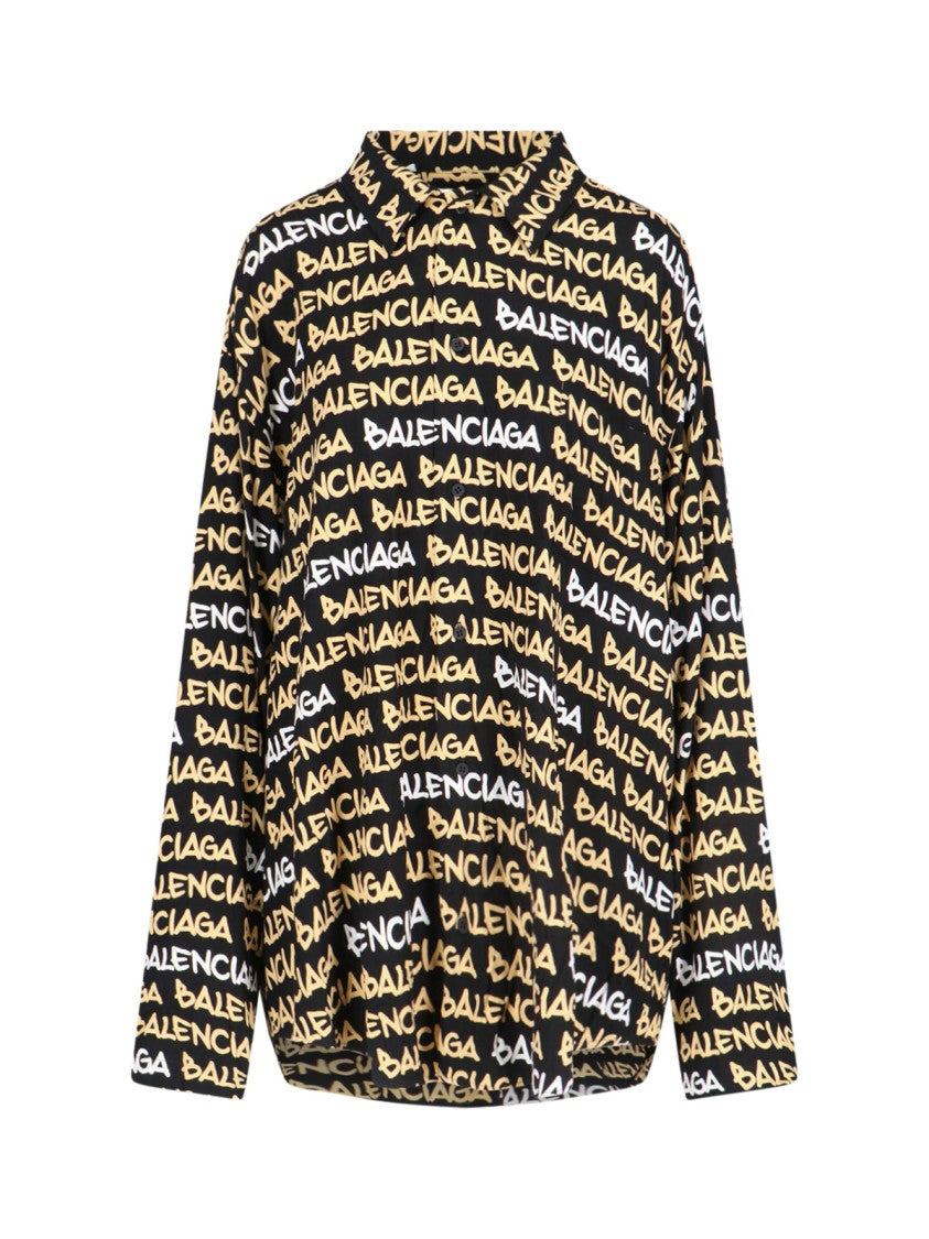 Balenciaga "Funky Font" Shirt – Black