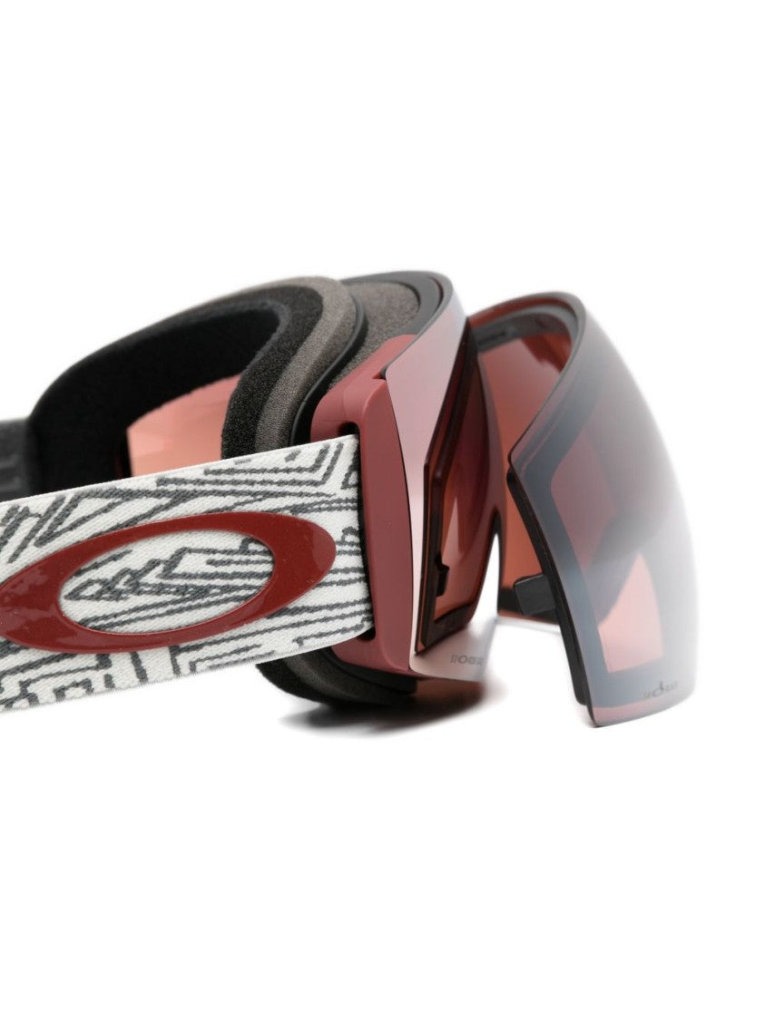 Oakley Wraparound Sport Sunglasses With Reflective Lens