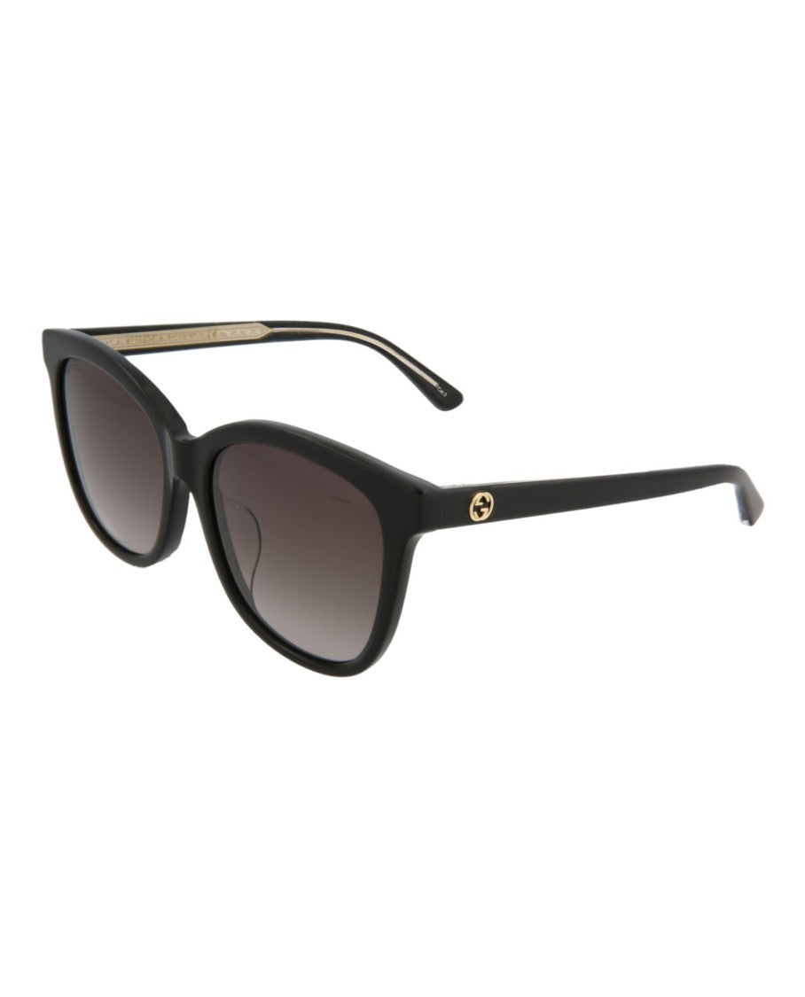 Gucci Square-Frame Acetate Sunglasses With Gradient Tint