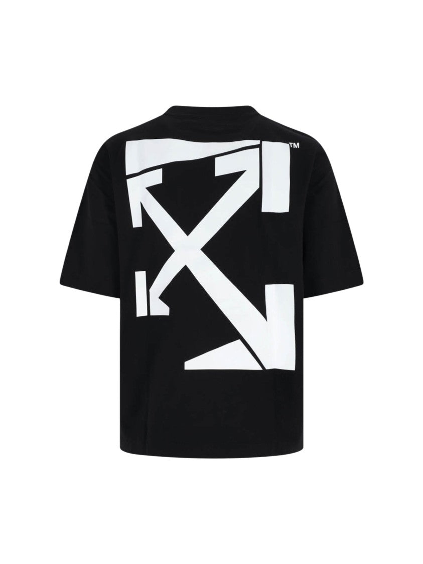 Off-White "Run Arrow Skate" T-Shirt – Black