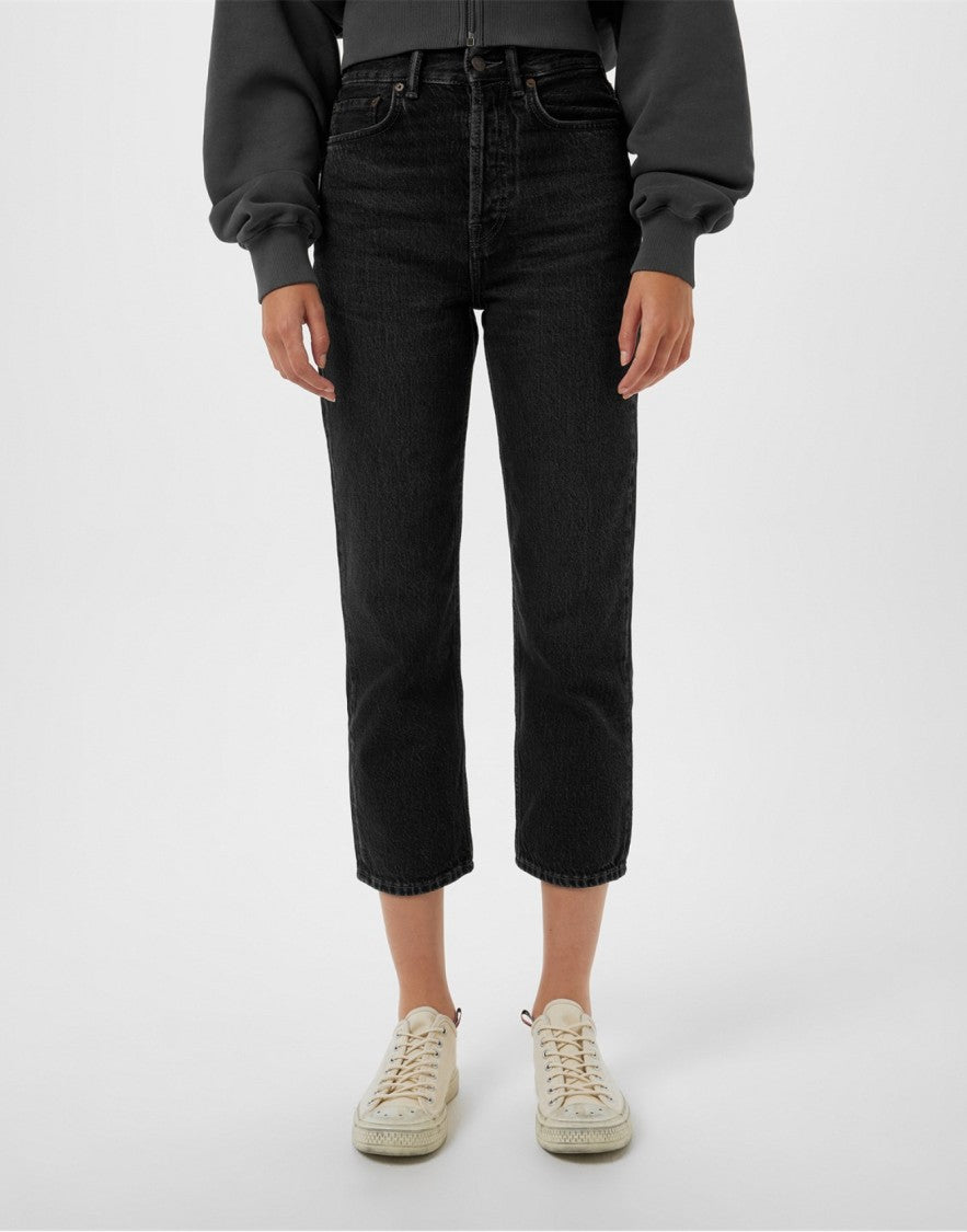 Acne Studios Mece High-Rise Cropped Jeans