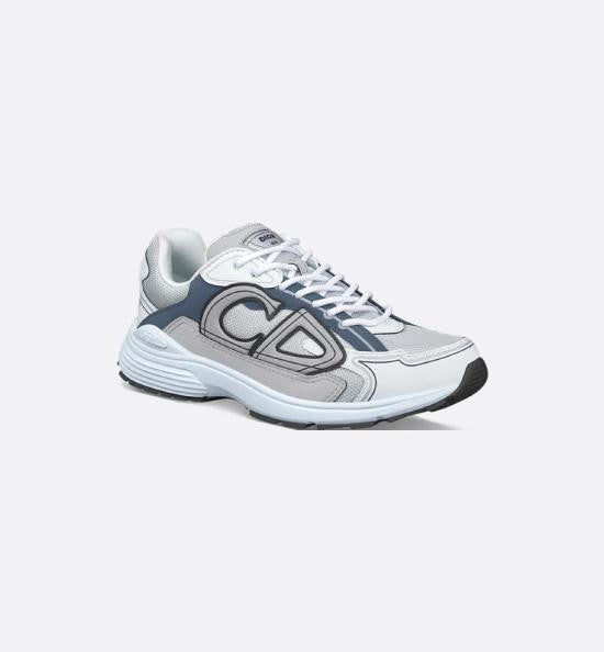 Dior Layered Fabric And Mesh Sneakers