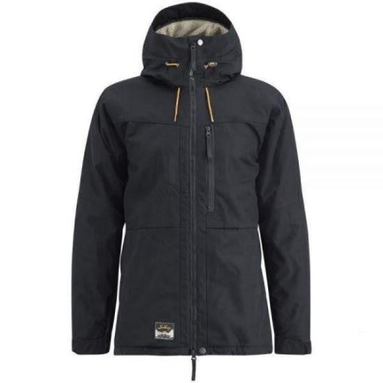 Lundhags Hooded Minimalist Jacket With Zipper Closure And Patch Detail