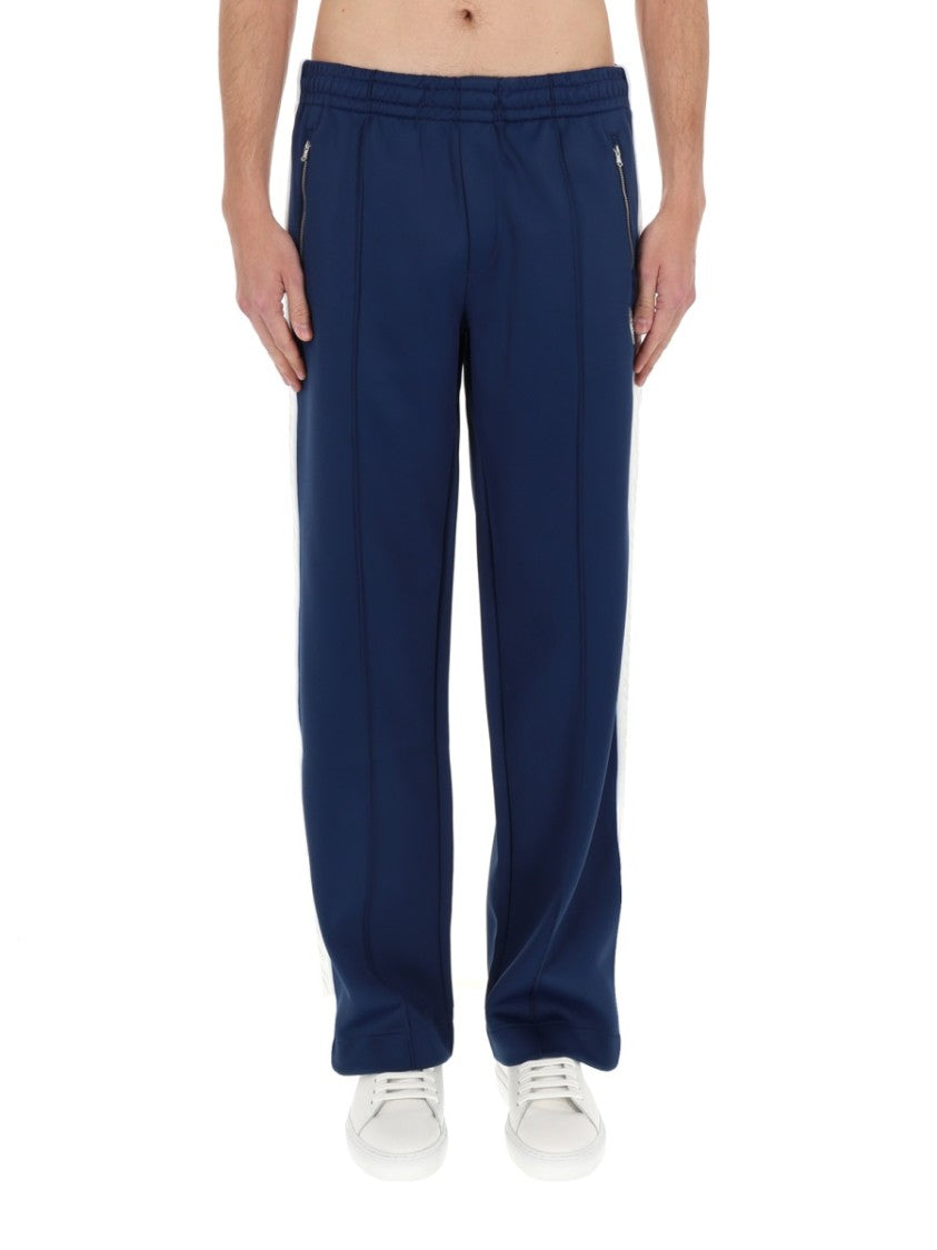 Casablanca Navy Blue Side Stripes Track Pants