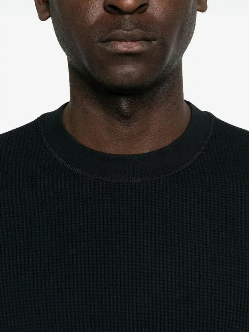 Stone Island Textured Knit Long-Sleeve Shirt