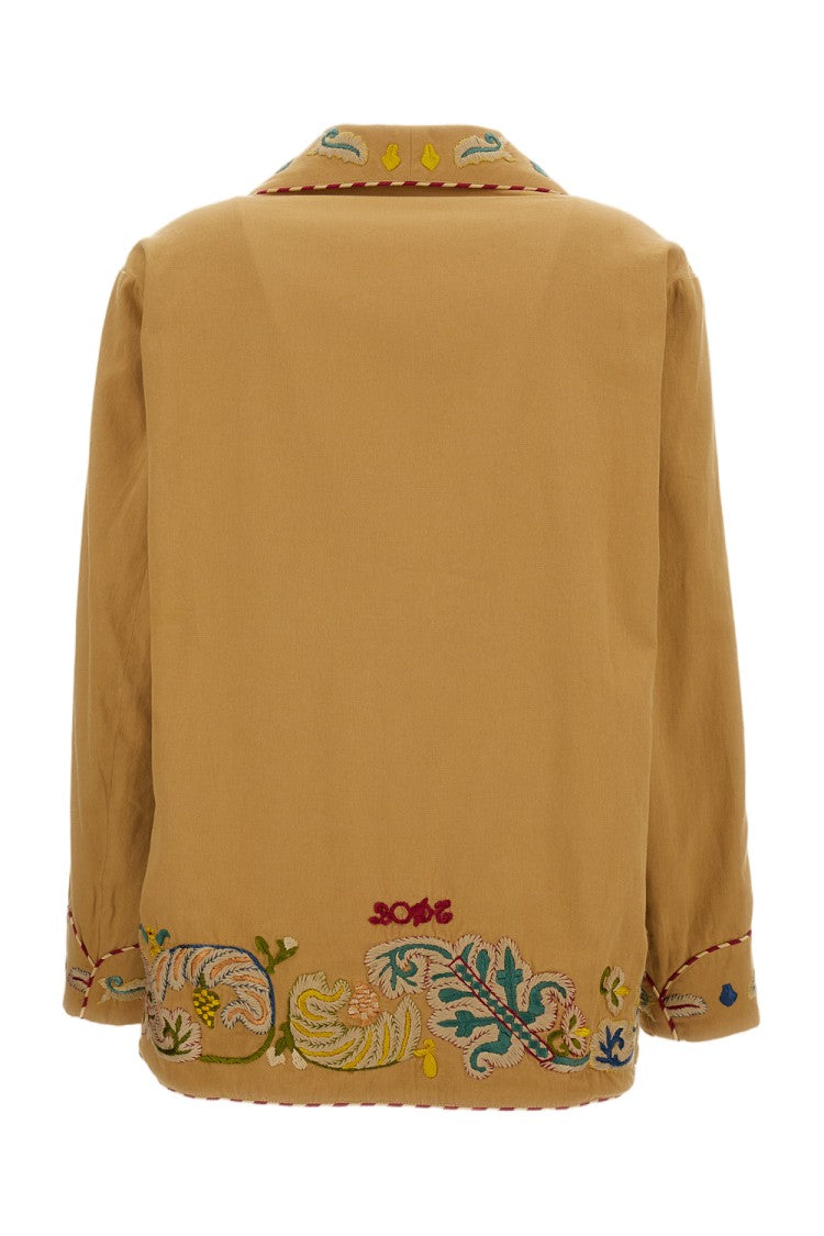 Bode New York Feather Runner Smoking Jacket