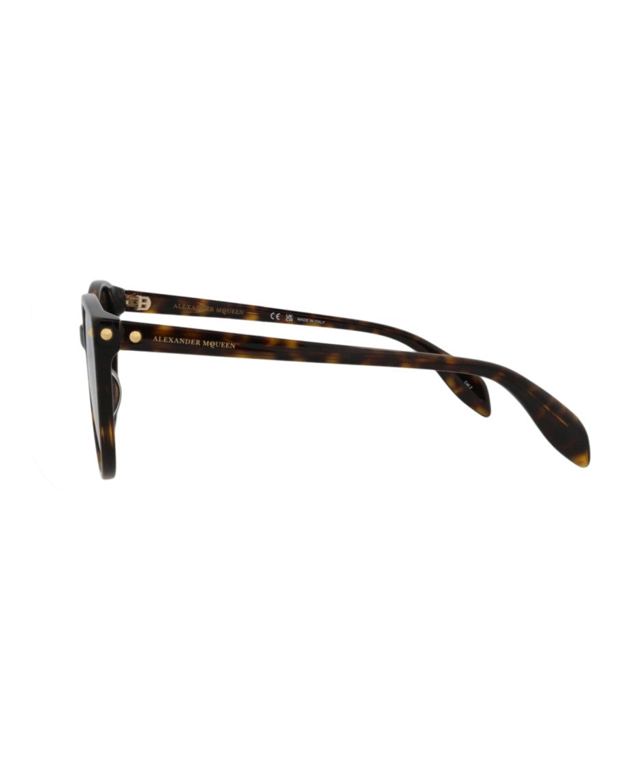 Alexander Mcqueen Round-Frame Acetate Sunglasses
