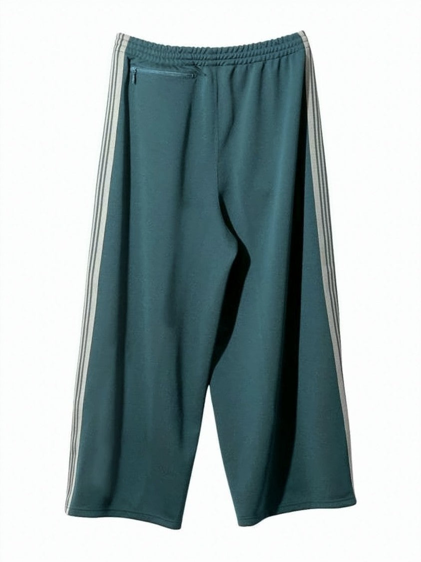 Needles Relaxed Fit Green Polyester Track Pants