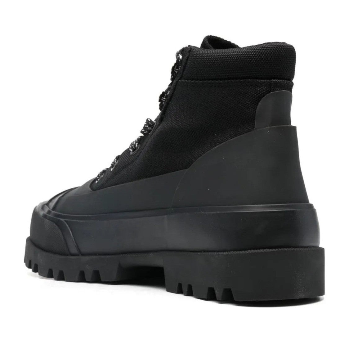 Diesel Black D-Hiko Bt X Reinforced Toe Cap Leather Ankle Boots