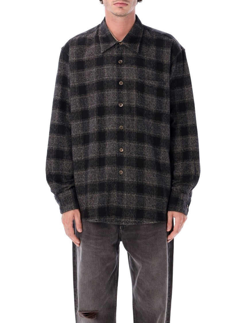 Our Legacy Oversized Oakland Check Cotton Shirt